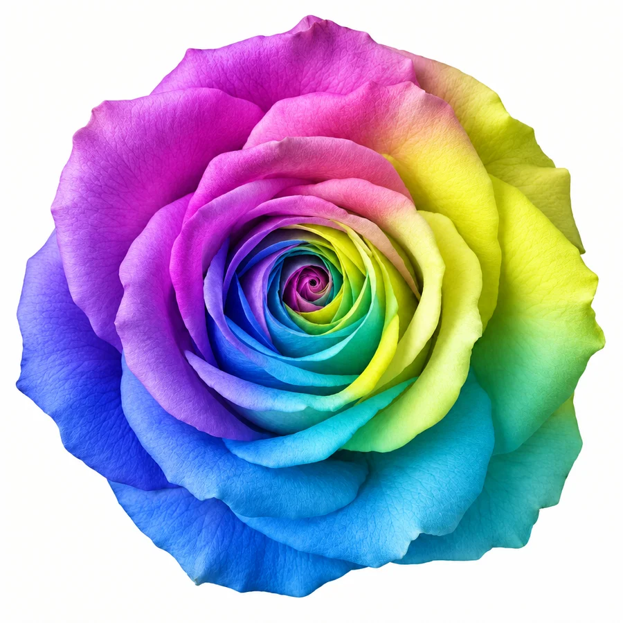 Faites tourner la rose et essayez chaque style